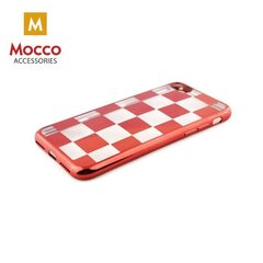 Mocco ElectroPlate Chess Silicone Case for Samsung A320 Galaxy A3 (2017) Red цена и информация | Чехлы для телефонов | kaup24.ee