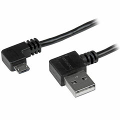 USB-kaabel-Mikro USB Startech USB2AUB2RA2M  Must цена и информация | Кабели для телефонов | kaup24.ee