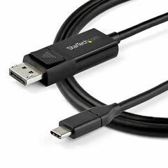 USB C-DisplayPort Adapter Startech CDP2DP141MBD  Must 1 m цена и информация | Кабели для телефонов | kaup24.ee