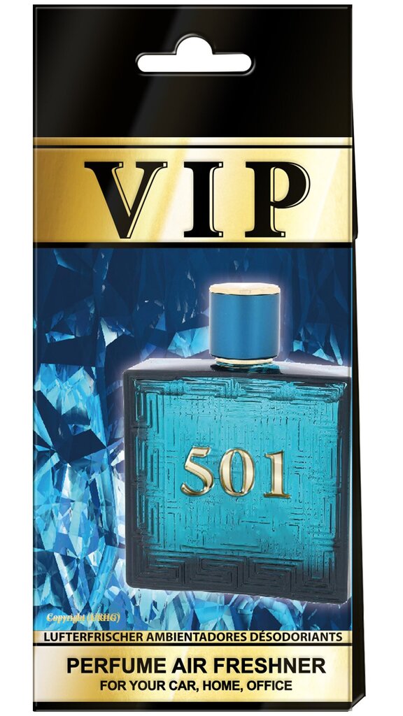 Auto õhuvärskendaja VIP 501, Versace Versace Eros lõhna motiiv hind ja info | Autolõhnastajad | kaup24.ee