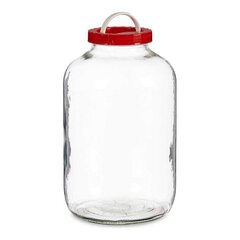 Klaasist Purk Punane Läbipaistev Plastmass polüpropüleen (8 L) hind ja info | Toidu säilitusnõud | kaup24.ee