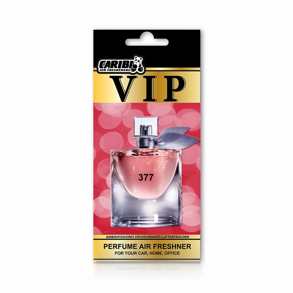 Auto õhuvärskendaja VIP 377, Lancome La vie est belle lõhna motiiv цена и информация | Autolõhnastajad | kaup24.ee
