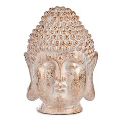 Dekoratiivne aiakuju Buddha Pea Valge/Kuldne Polüresiin (31,5 x 50,5 x 35 cm) цена и информация | Декорации для сада | kaup24.ee