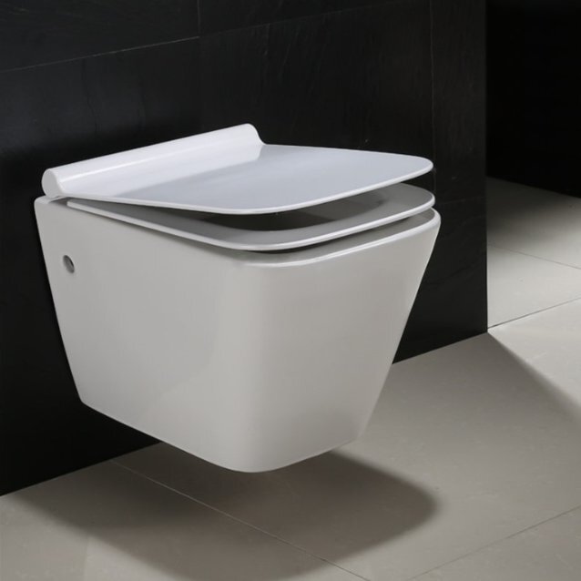 WC-pott REA Ryan Rimless Slim tüüpi aeglaselt sulguva kaanega цена и информация | WС-potid | kaup24.ee