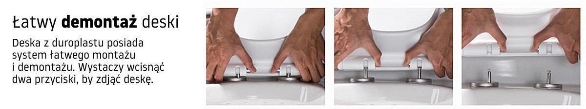 WC-pott REA Ryan Rimless Slim tüüpi aeglaselt sulguva kaanega hind ja info | WС-potid | kaup24.ee