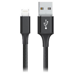 Кабель USB—Lightning Goms Чёрный 1 m цена и информация | Кабели и провода | kaup24.ee