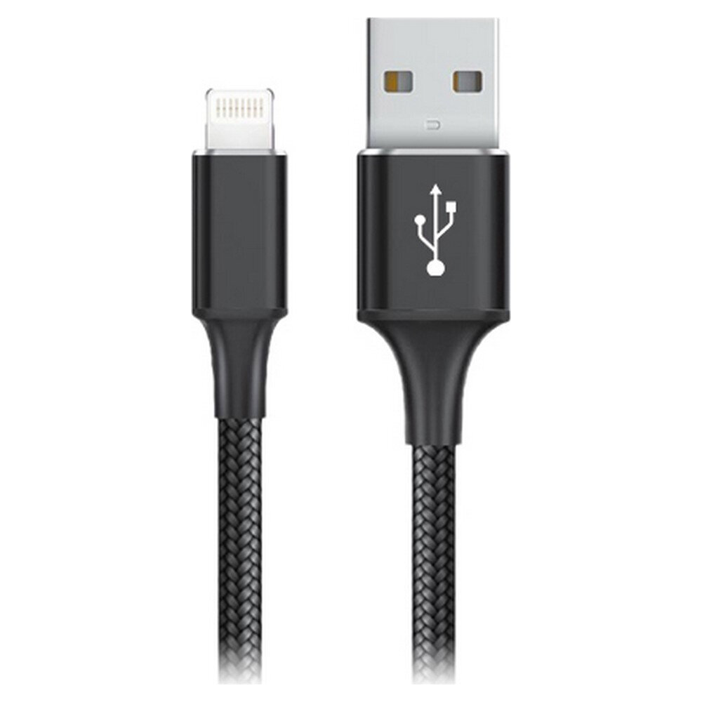 USB-Lightning Kaabel Goms Must 1 m hind ja info | Kaablid ja juhtmed | kaup24.ee