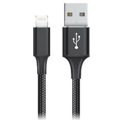 Кабель USB—Lightning Goms Чёрный 2 m цена и информация | Кабели и провода | kaup24.ee