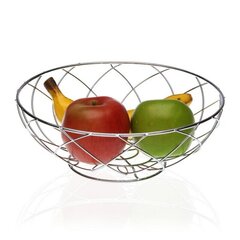 Ваза для фруктов Versa Металл хром Сталь (26 x 9,5 x 26 cm) цена и информация | Посуда, тарелки, обеденные сервизы | kaup24.ee