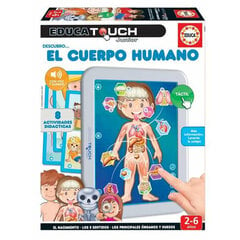 Детский интерактивный планшет Educa Educa Touch Junior: El Cuerpo Humano цена и информация | Развивающие игрушки | kaup24.ee