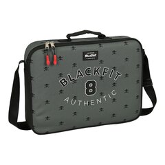 Kooli ranits BlackFit8 Skull Must Hall (38 x 28 x 6 cm) hind ja info | Koolikotid, sussikotid | kaup24.ee