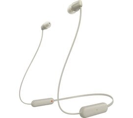 Sony WI-C100 In-Ear Beige цена и информация | Беспроводные наушники | kaup24.ee