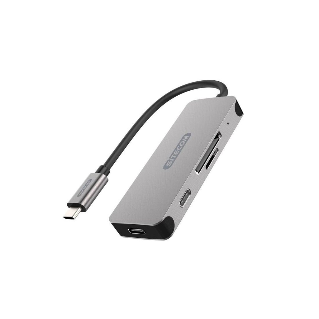 SITECOM Jaotur ja kaardilugeja Sitecom USB-C + 2xusb-c hind ja info | USB jagajad, adapterid | kaup24.ee