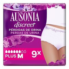 Uriinipidamatuse hügieeniside Ausonia Discreet Boutique Keskmine (9 uds) цена и информация | Тампоны, гигиенические прокладки для критических дней, ежедневные прокладки | kaup24.ee