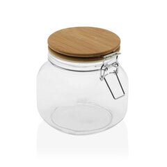 Klaaspurk Versa 750 ml Kristall Bambus hind ja info | Toidu säilitusnõud | kaup24.ee