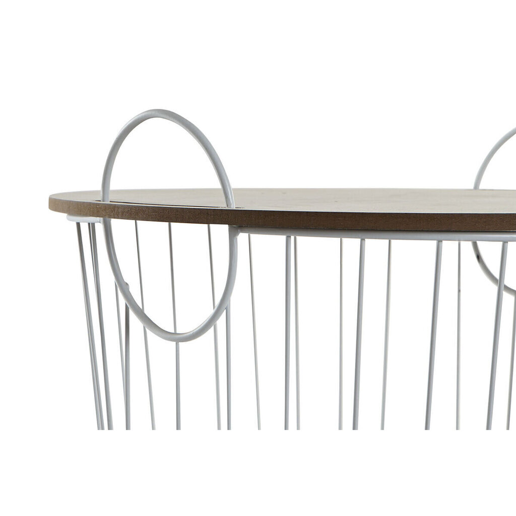 2 tooli komplekt DKD Home Decor Naturaalne MDF Valge Raud (43 x 43 x 46 cm) hind ja info | Diivanilauad | kaup24.ee