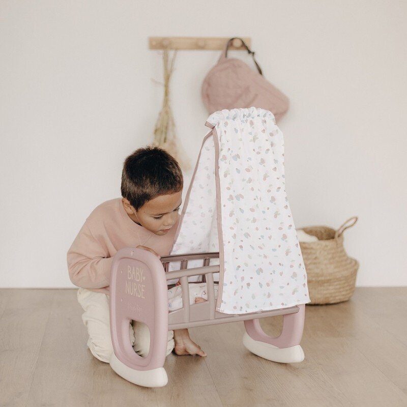 SMOBY Beebiõe häll koos varikatusega nuku jaoks hind ja info | Imikute mänguasjad | kaup24.ee