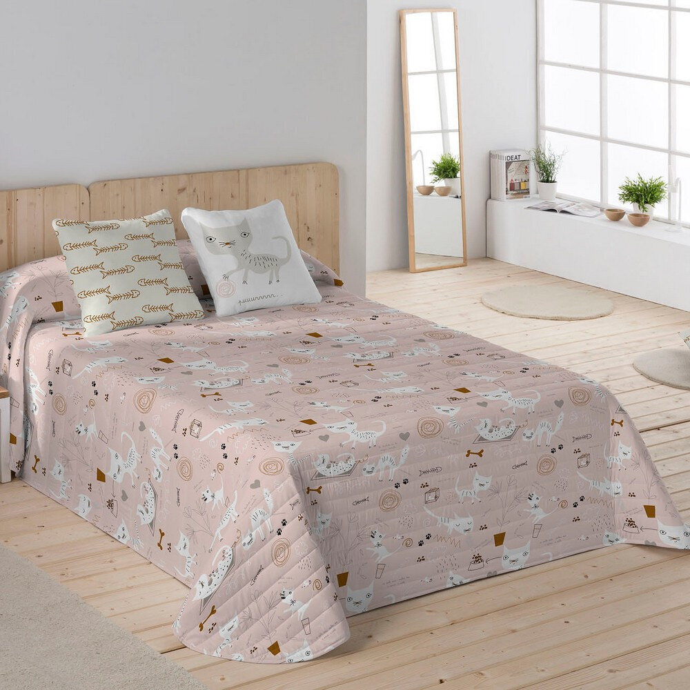 Voodikate Panzup Cats 4 (240 x 260 cm) (Voodi 135/140 cm) цена и информация | Voodikatted, pleedid | kaup24.ee