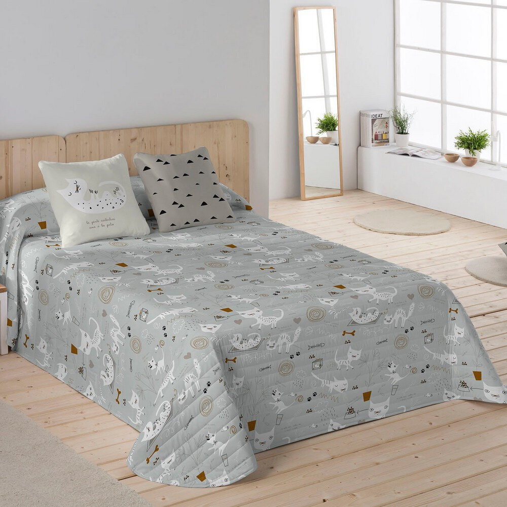 Voodikate Panzup Cats 3 (180 x 260 cm) (Voodi 80/90 cm) цена и информация | Voodikatted, pleedid | kaup24.ee