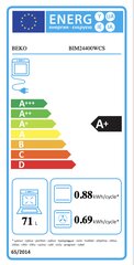 Integreeritav ahi Beko BIM24400WCS, maht 71 liitrit katalüütiline puhastus цена и информация | Духовки | kaup24.ee