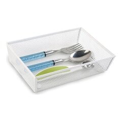 Söögiriistade Organiseerija Confortime Metall Valge (21,8 x 15,24 x 5,2 cm) цена и информация | Столовые и кухонные приборы | kaup24.ee