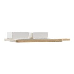 Set za Predjelo DKD Home Decor Tapas Laud Bambus Keraamika (31 x 20 x 5 cm) (3 Tükid, osad) hind ja info | Lauanõud ja kööginõud | kaup24.ee