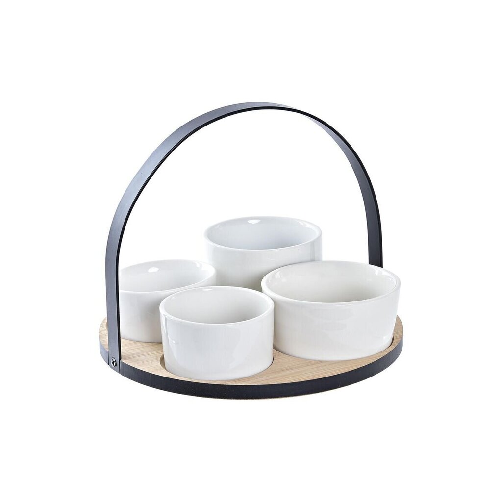 Set za Predjelo DKD Home Decor Metall Bambus Keraamika Loft (20 x 20 x 14 cm) (5 Tükid) hind ja info | Lauanõud ja kööginõud | kaup24.ee