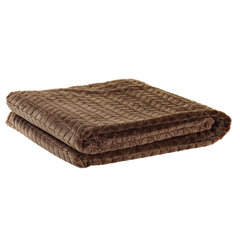 Одеяло DKD Home Decor, коричневое, 130 x 170 см цена и информация | Одеяла | kaup24.ee