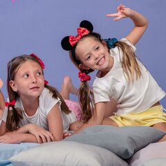 Juuksekummid Minnie Mouse Punane Sinine Lasso 2 Ühikut цена и информация | Аксессуары для волос | kaup24.ee