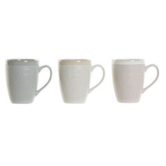 Кружка Mug DKD Home Decor, 480 мл, 3 шт. цена и информация | Стаканы, фужеры, кувшины | kaup24.ee