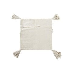 Чехол для подушки DKD Home Decor Бежевый бахрома Boho (2 штук) (45 x 3 x 45 cm) цена и информация | Декоративные подушки и наволочки | kaup24.ee