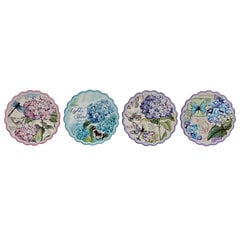 Lauamatt DKD Home Decor Hortensia Kork Dolomite (20 x 20 x 1 cm) (4 Ühikut) цена и информация | Скатерти, салфетки | kaup24.ee