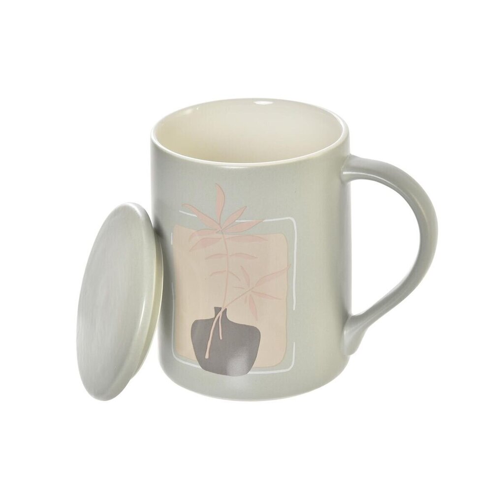 Teekruus DKD Home Decor Beež Mündiroheline Portselan Bone China (420 ml) (2 Ühikut) hind ja info | Klaasid, tassid ja kannud | kaup24.ee