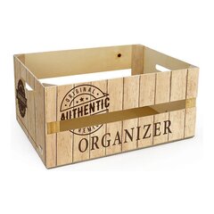 kaanega säilituskarp Confortime Organizer Puit (32 x 24,5 x 14 cm) hind ja info | Hoiukastid ja -korvid | kaup24.ee