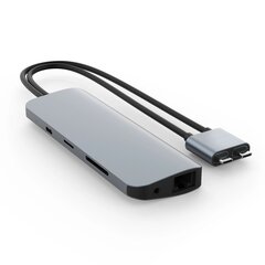 HyperDrive Hyper VIPER 10-in-2 jaotur 2xHDMI / USB-CA / GE / SD / AJ hind ja info | USB jagajad, adapterid | kaup24.ee