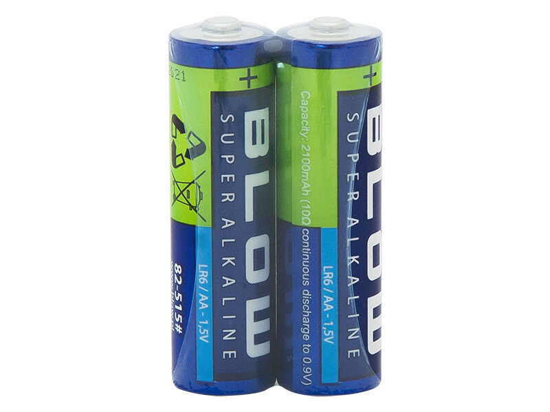 Blow super Alkaline AA LR6 elementi, 2 tk. hind ja info | Patareid | kaup24.ee