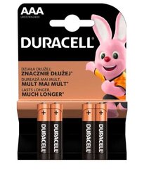 DURACELL Базовые батарейки AAA / LR03 Блистер 4 шт. цена и информация | Батерейки | kaup24.ee