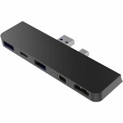 USB-хаб на 7 портов Hyper HD28C-SILVER цена и информация | Адаптеры и USB-hub | kaup24.ee