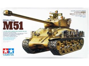 Tamiya - Israeli Tank M51, 1/35, 35323 hind ja info | Klotsid ja konstruktorid | kaup24.ee