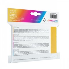 Gamegenic Gamegenic: Matte Prime C CG varrukad 66x91mm Yell hind ja info | Lauamängud ja mõistatused | kaup24.ee