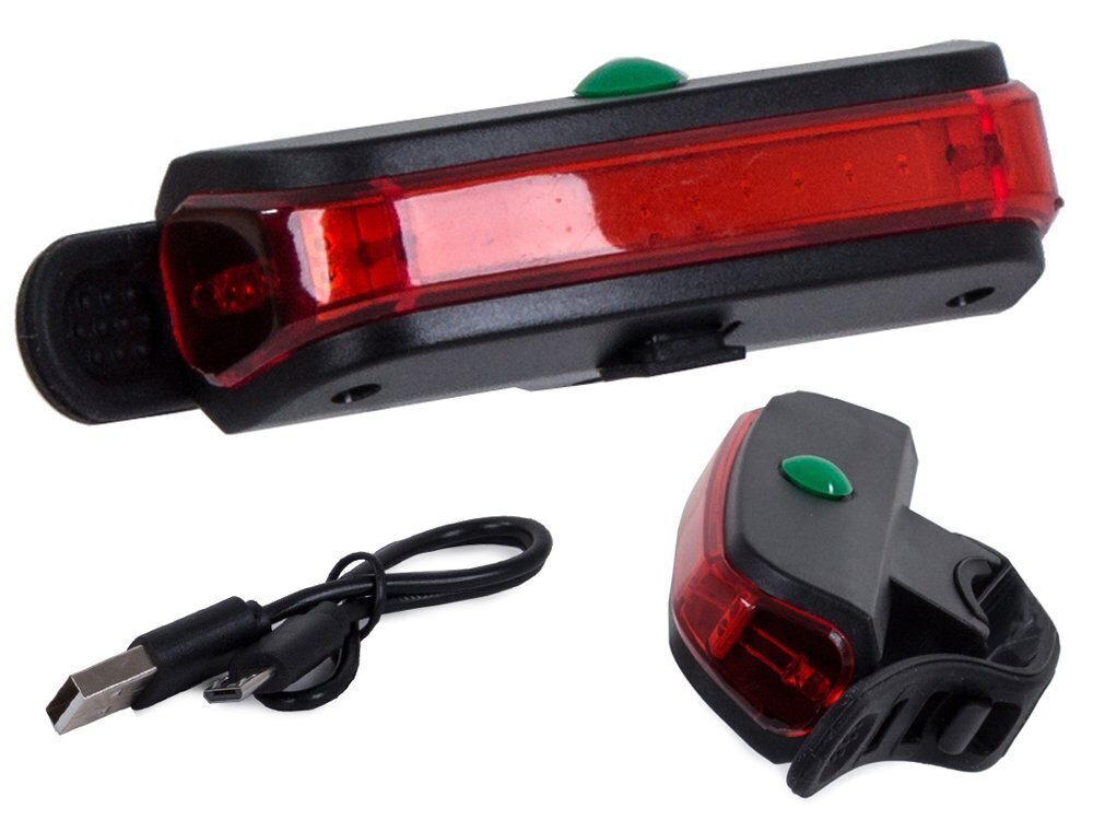 Jalgratta tagumine tuli USB LED cob 500lm hind ja info | Jalgratta tuled ja helkurid | kaup24.ee