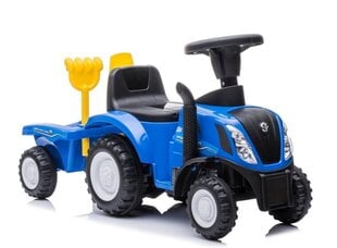 Paspiriamas traktorius vaikams New Holland su priekaba hind ja info | Imikute mänguasjad | kaup24.ee