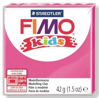 Polümeersavi lastele FIMO, erkroosa, 42 g hind ja info | Kunstitarbed, voolimise tarvikud | kaup24.ee