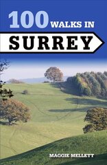 100 Walks in Surrey hind ja info | Tervislik eluviis ja toitumine | kaup24.ee