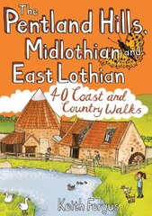 Pentland Hills, Midlothian and East Lothian: 40 Coast and Country Walks цена и информация | Путеводители, путешествия | kaup24.ee