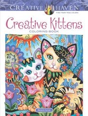 Creative Haven Creative Kittens Coloring Book hind ja info | Tervislik eluviis ja toitumine | kaup24.ee