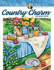 Creative Haven Country Charm Coloring Book hind ja info | Tervislik eluviis ja toitumine | kaup24.ee