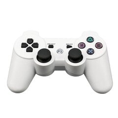 Mängukonsool Games World PS3 Doubleshock 3 juhtmevaba mängukonsool, juhtkang, valge PS3 jaoks hind ja info | Mängupuldid | kaup24.ee