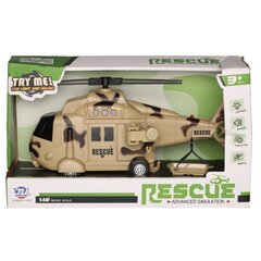Heli- ja valgusefektidega päästekopter Rescue hind ja info | Poiste mänguasjad | kaup24.ee