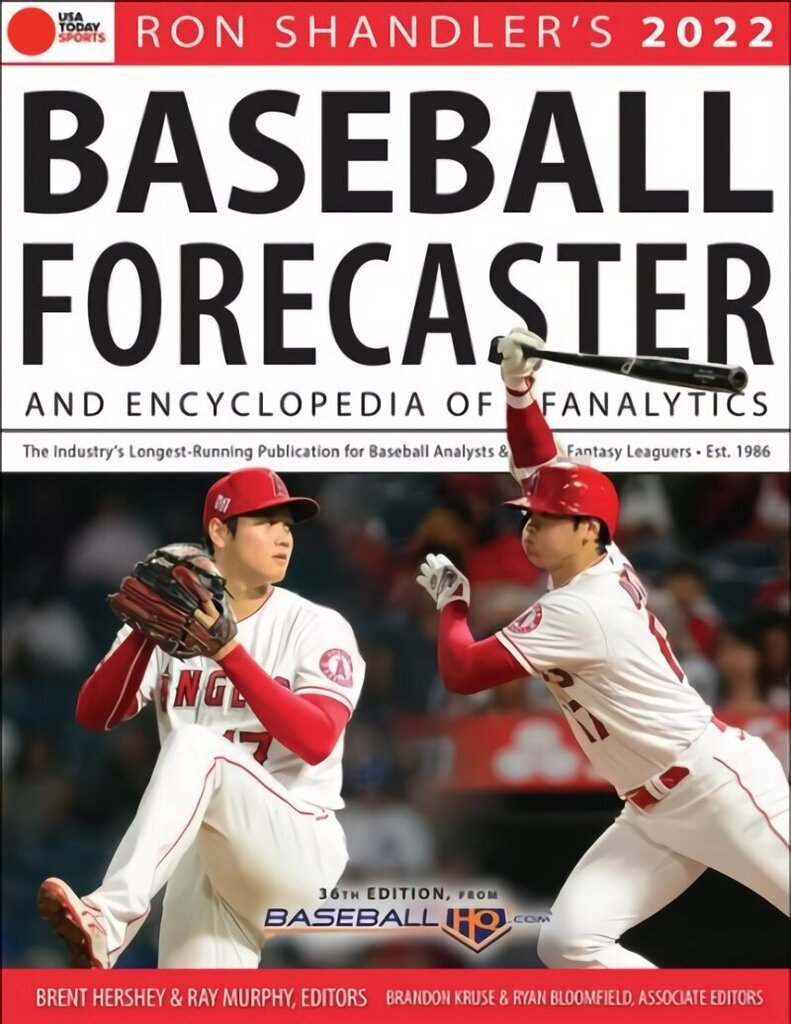 Ron Shandler's 2022 Baseball Forecaster: & Encyclopedia of Fanalytics цена и информация | Tervislik eluviis ja toitumine | kaup24.ee